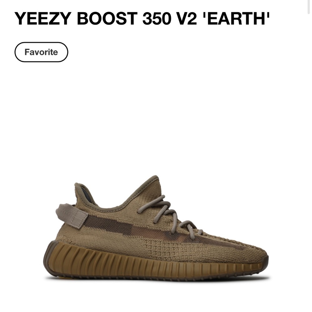 YEEZY BOOST 350 V2 'EARTH' size 6